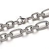 304 Stainless Steel Chain Jewelry Sets SJEW-L401-04P-3