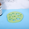 DIY Lotus Root Slices Cup Pad Silicone Molds DIY-F065-16-9