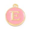 Golden Plated Alloy Enamel Charms ENAM-Q437-14E-1