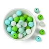35Pcs Food Grade Eco-Friendly Silicone Focal Beads SIL-FS0001-22F-2