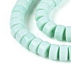 Opaque Solid Color Glass Beads Strands LS-GLAA-N026-3x6mm-14-3