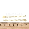 Rack Plating Brass Chain Extender FIND-T071-16G-01-3