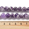 Natural Amethyst Beads Strands G-M445-8MM-01E-4