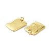Eco-Friendly Brass Pendants KK-C221-03G-3