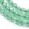 Natural Green Agate Beads Strands X-G-G792-41-3