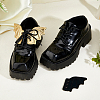 2 Pairs 2 Colors Leather Bat Wing Shoe Decorations FIND-FH0011-51-4