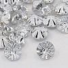 Acrylic Rhinestone Buttons BUTT-J002-01-1