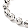 Tarnish Resistant 304 Stainless Steel Ball Chain Necklace & Bracelet Set STAS-D181-02P-01B-5