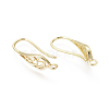 Brass Earring Hooks KK-G374-11G-2
