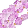 Raw Rough Natural Quartz Crystal Beads Strands G-Z131-J01-04-2