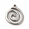 Non-Tarnish 304 Stainless Steel Pendants X-STAS-P322-11P-1