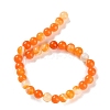 Natural Striped Agate/Banded Agate Beads Strands G-Z060-A01-A03-3