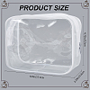 3Pcs Clear Plastic Cosmetic Zipper Bags ABAG-CP0001-10-2