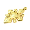 Alloy Rhinestone Settings Pendant PALLOY-H132-02G-11-2