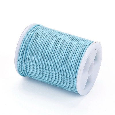 Round Waxed Polyester Cord X-YC-G006-01-1.0mm-06-1