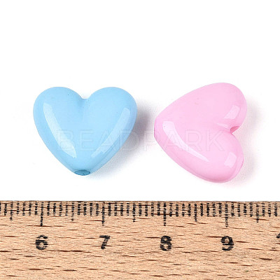 Opaque Acrylic Beads OACR-Q197-09-1