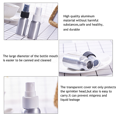 Refillable Aluminum Spray Bottles MRMJ-XCP0001-21-1