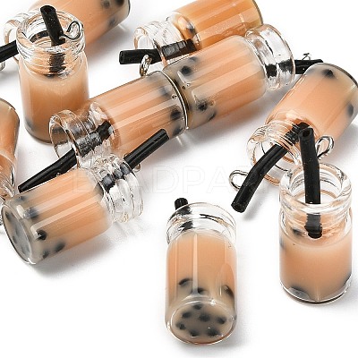 Glass Bottle Pendants CRES-N017-03B-1