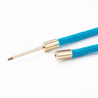 Braided Nylon Cord Bracelet Making MAK-A017-D01-07G-1