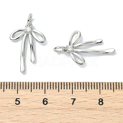 SHEGRACE Brass Clear Cubic Zirconia Pendants XGRQ3P296-627P-1
