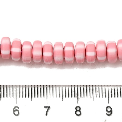 Polymer Clay Beads Strands CLAY-H006-02H-1