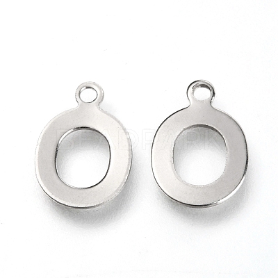 Non-Tarnish 201 Stainless Steel Charms STAS-C021-06P-O-1