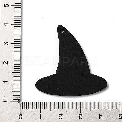 Single Face Printed Wood Pendants WOOD-B009-01J-1