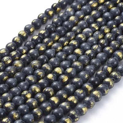 Natural Mashan Jade Beads Strands G-F670-A13-4mm-1