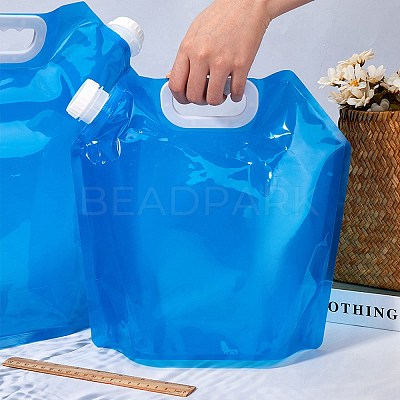 Plastic Outdoor Water Bag AJEW-CN0006-39B-1