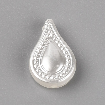 Opaque Acrylic Beads LS-OACR-WH0026-02A-1