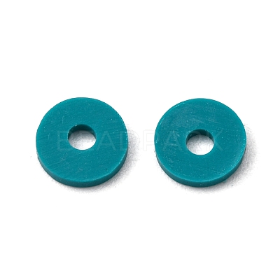 Handmade Polymer Clay Beads CLAY-R067-6.0mm-A07-1