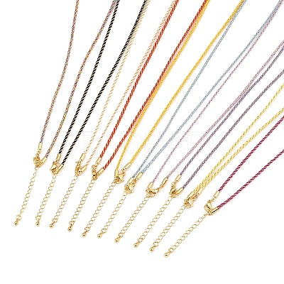 2MM Nylon Braided Cord Necklace Making MAK-A019-02G-1
