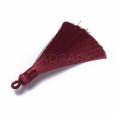 Polyester Tassel Pendants FIND-I009-B19-1