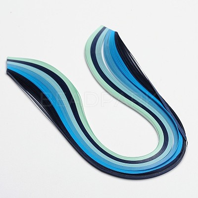 6 Colors Quilling Paper Strips DIY-J001-5mm-39cm-A05-1