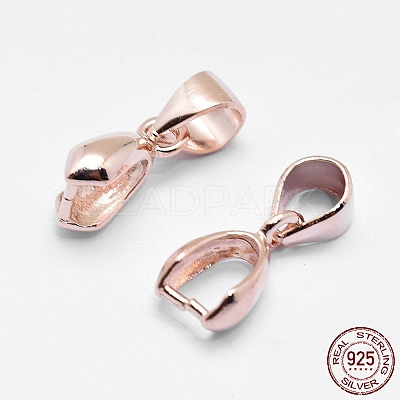 925 Sterling Silver Pendant Bails STER-E050-04RG-1