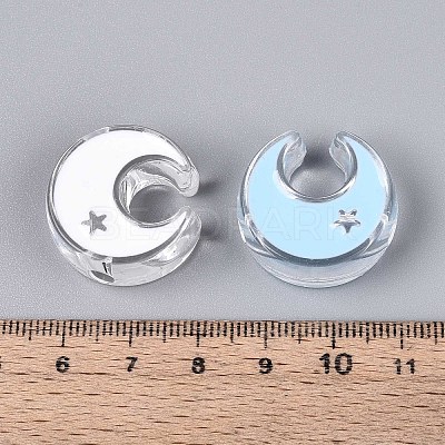 Transparent Acrylic Beads ACRC-T013-08-1