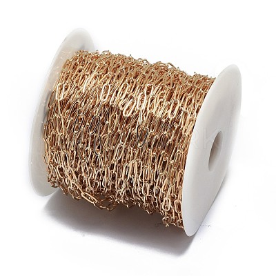 Brass Paperclip Chains CHC-L041-05KCG-1