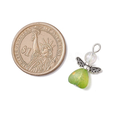 Transparent Acrylic Pendants PALLOY-JF04251-1