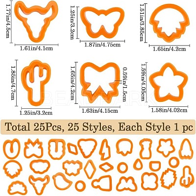 25pcs Plastic Molds AJEW-WH20002-06A-1