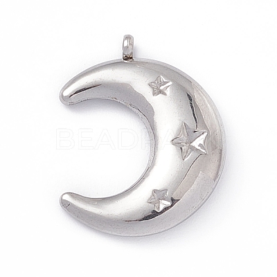 Non-Tarnish 304 Stainless Steel Pendants X-STAS-E173-01P-1