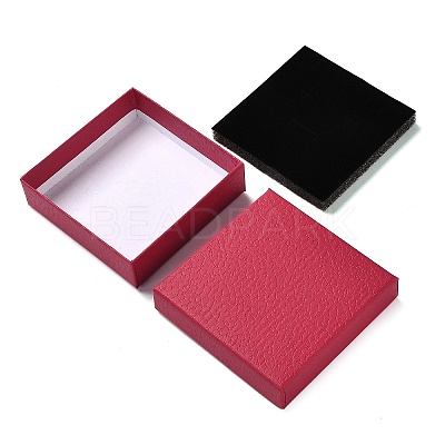 Square Cardboard Necklace Box CBOX-Q038-02E-1