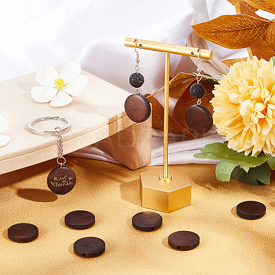 100Pcs Natural Pear Wood Beads WOOD-PH0002-36-1