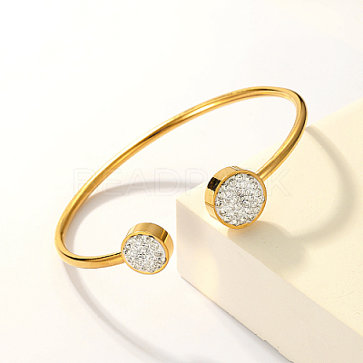 201 Stainless Steel Cuff Bangles LS-JP1747-1