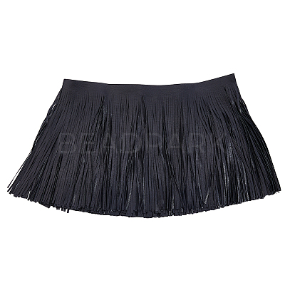 3M PU Leather Fringe Trim DIY-HS0002-30B-1