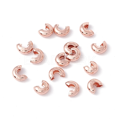 Brass Crimp Beads Covers LS-KK-P219-05A-RG-1