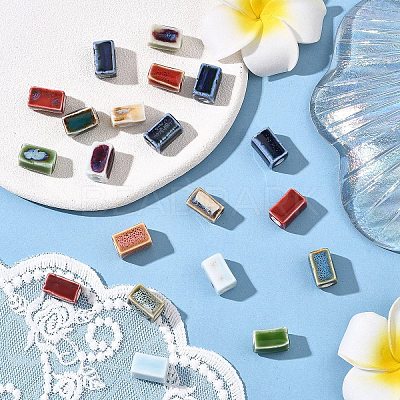 20Pcs Handmade Porcelain Beads PORC-YW0001-67-1