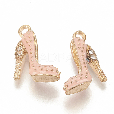 Alloy Enamel Stilettos Pendants X-ENAM-S115-042C-1