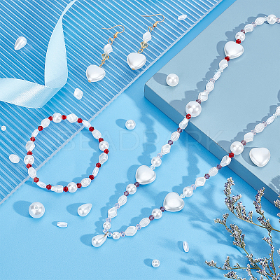 689Pcs 10 Style Imitated Pearl Acrylic Beads OACR-PH0001-71-1