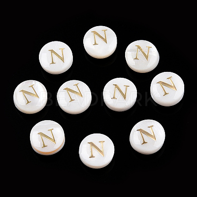 Natural Freshwater Shell Beads SHEL-N036-01N-1