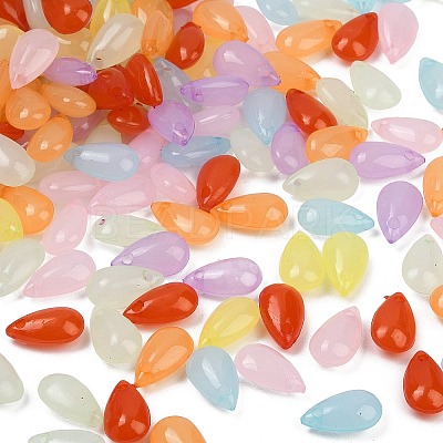 Imitation Jelly Acrylic Beads OACR-C022-04-1